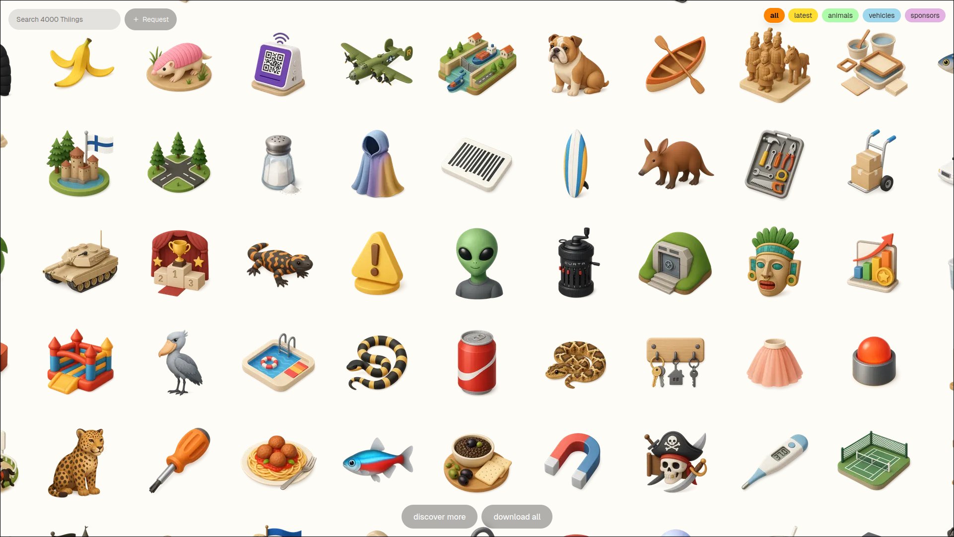 Thiings Screenshot